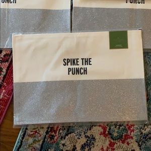 Brand new, Kate Spade “spike the punch” placemats!